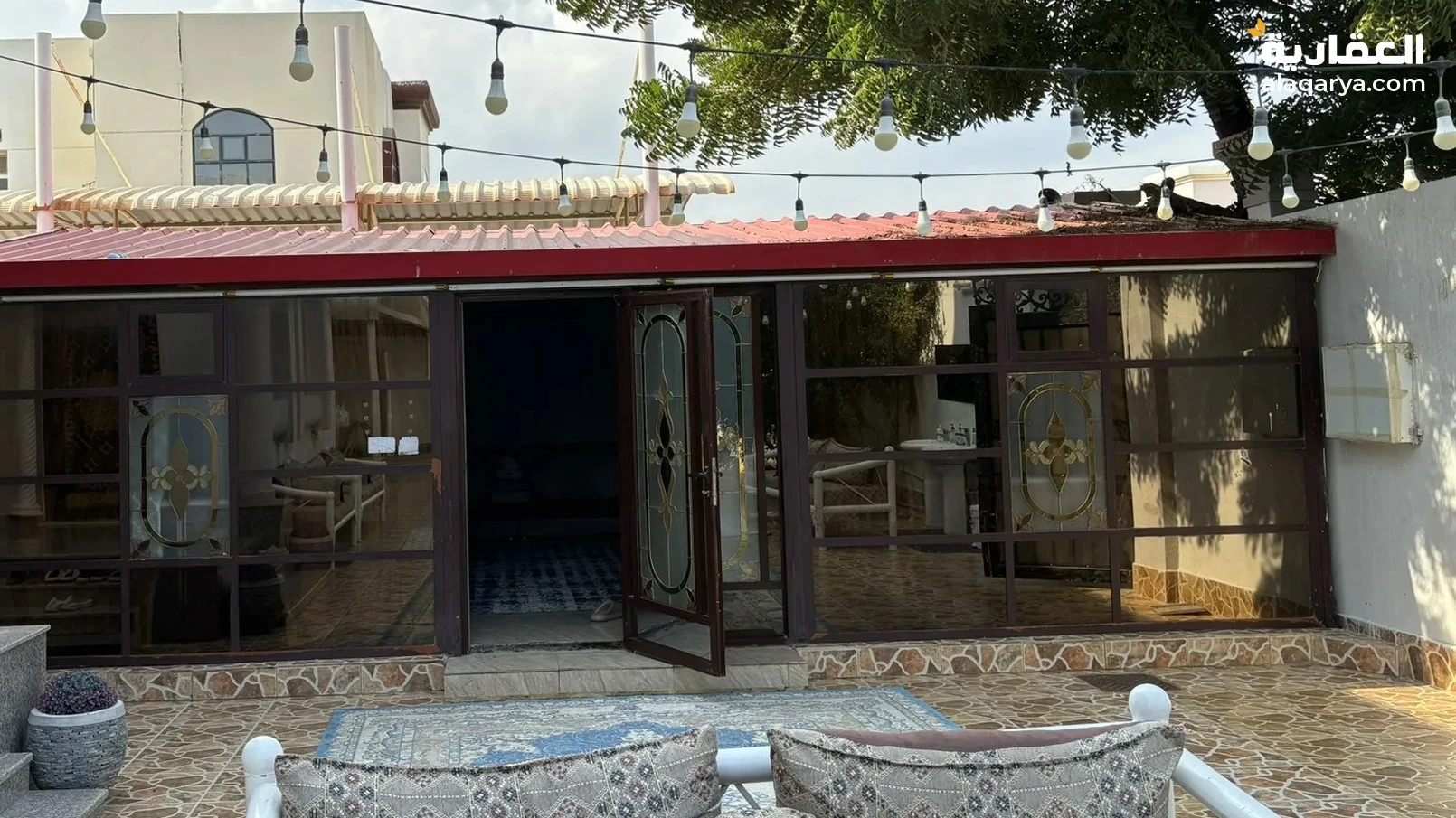 #كرفان ثابت كبير للبيع مجلس+ حمام