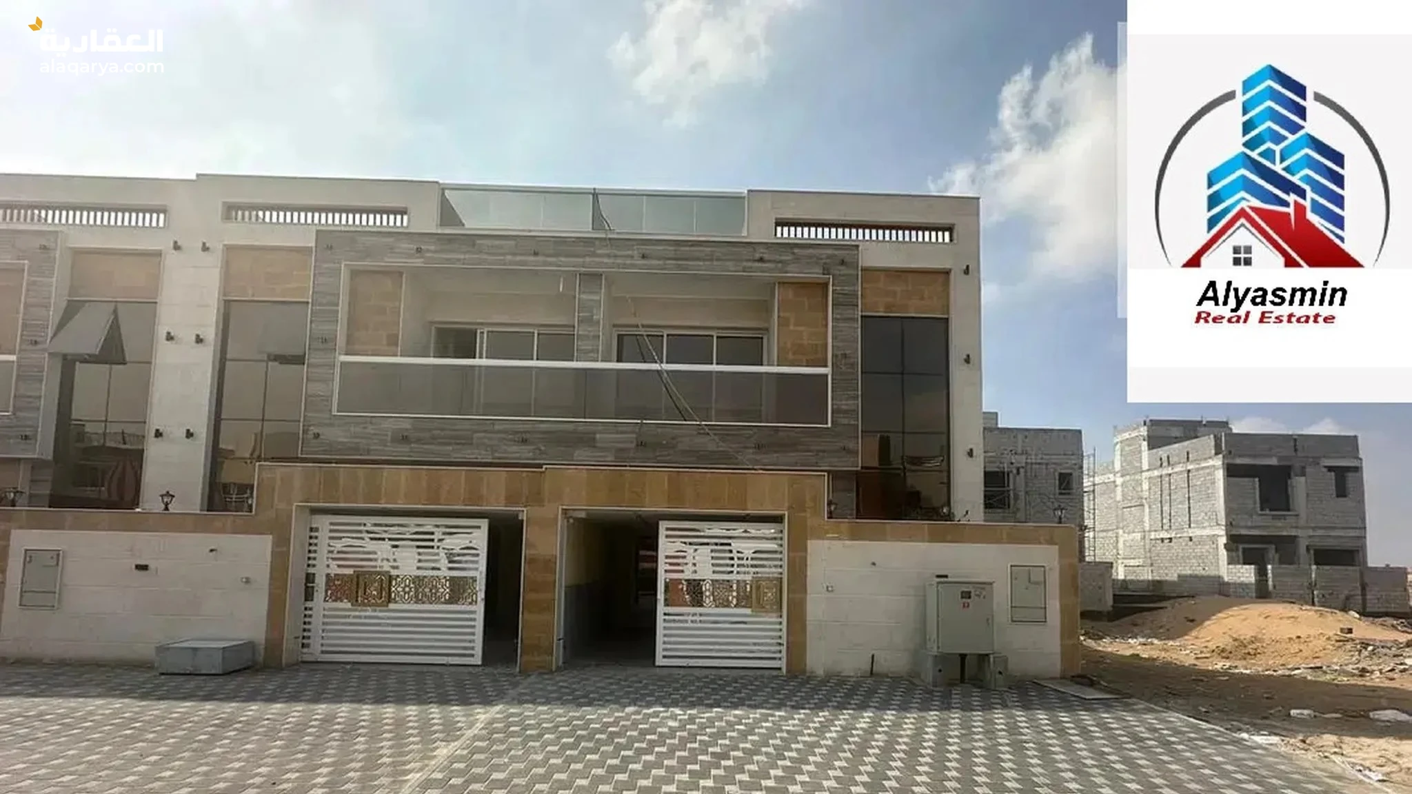 #\فيلا للبيع بتصميم حجر فاخر سعر لقطة