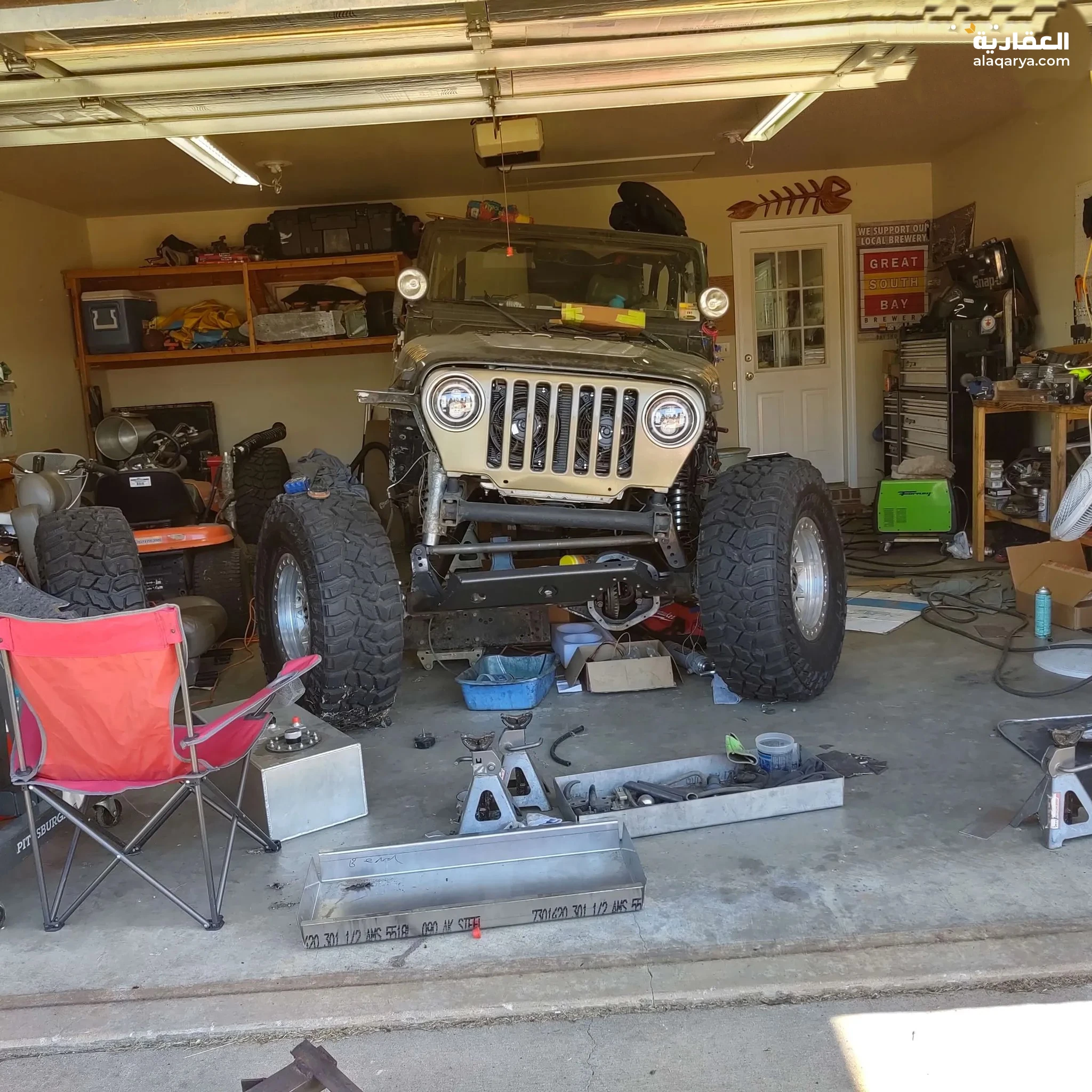 #جراج مميز في منطقة الخبيصي - Exceptional Garage in Al Khubaisi