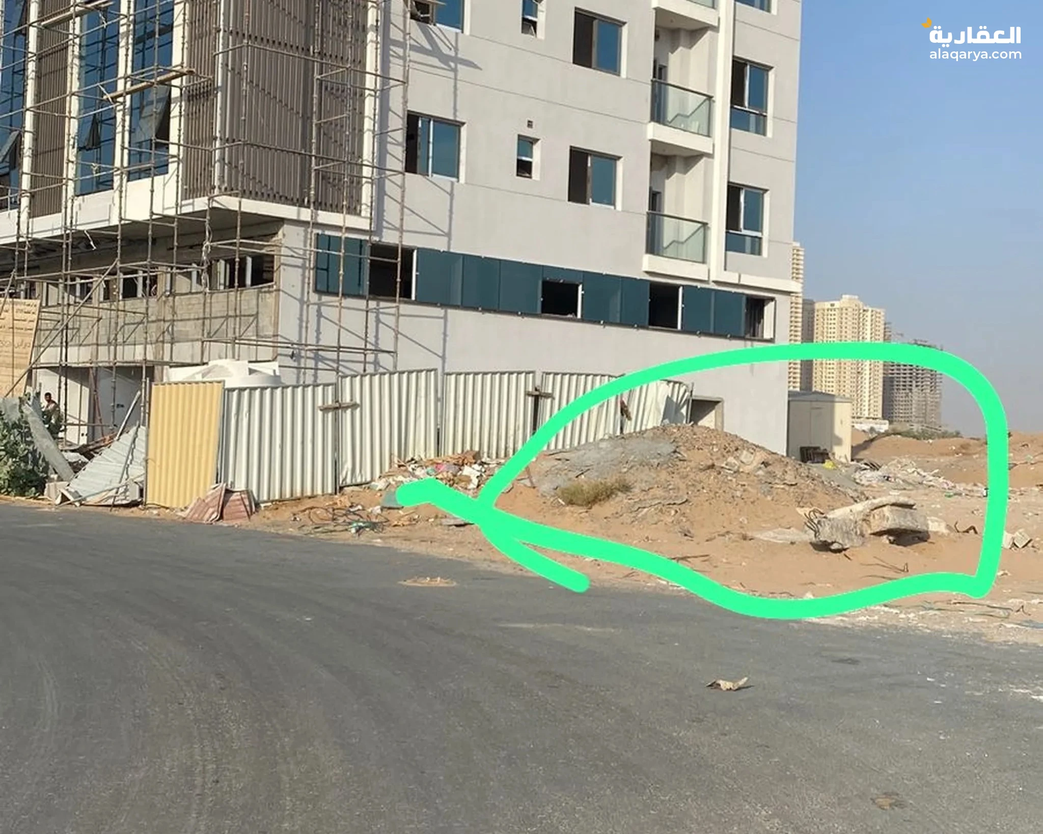 #للبيع قطعة ارض عجمان منطقة العاليه