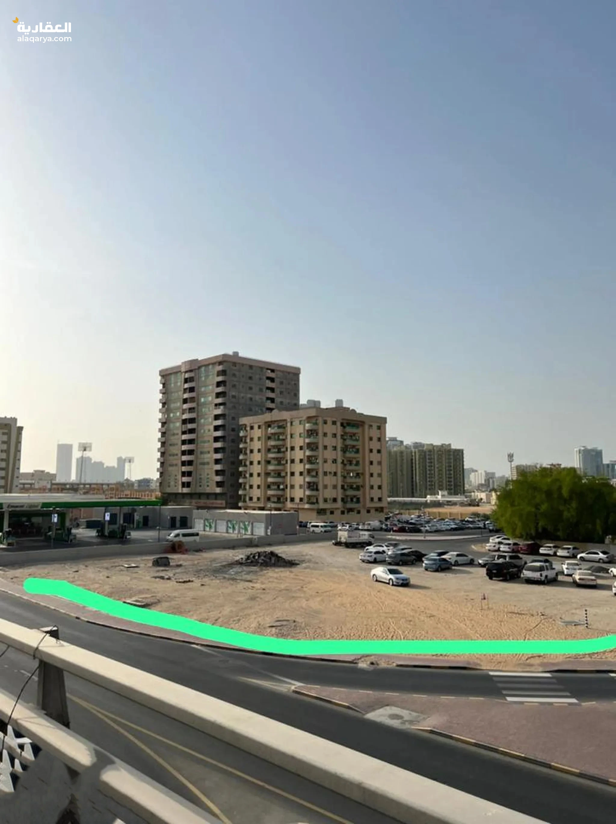 #للبيع ارض سكني تجاري G+20 على شارع خليفة الرئيسى