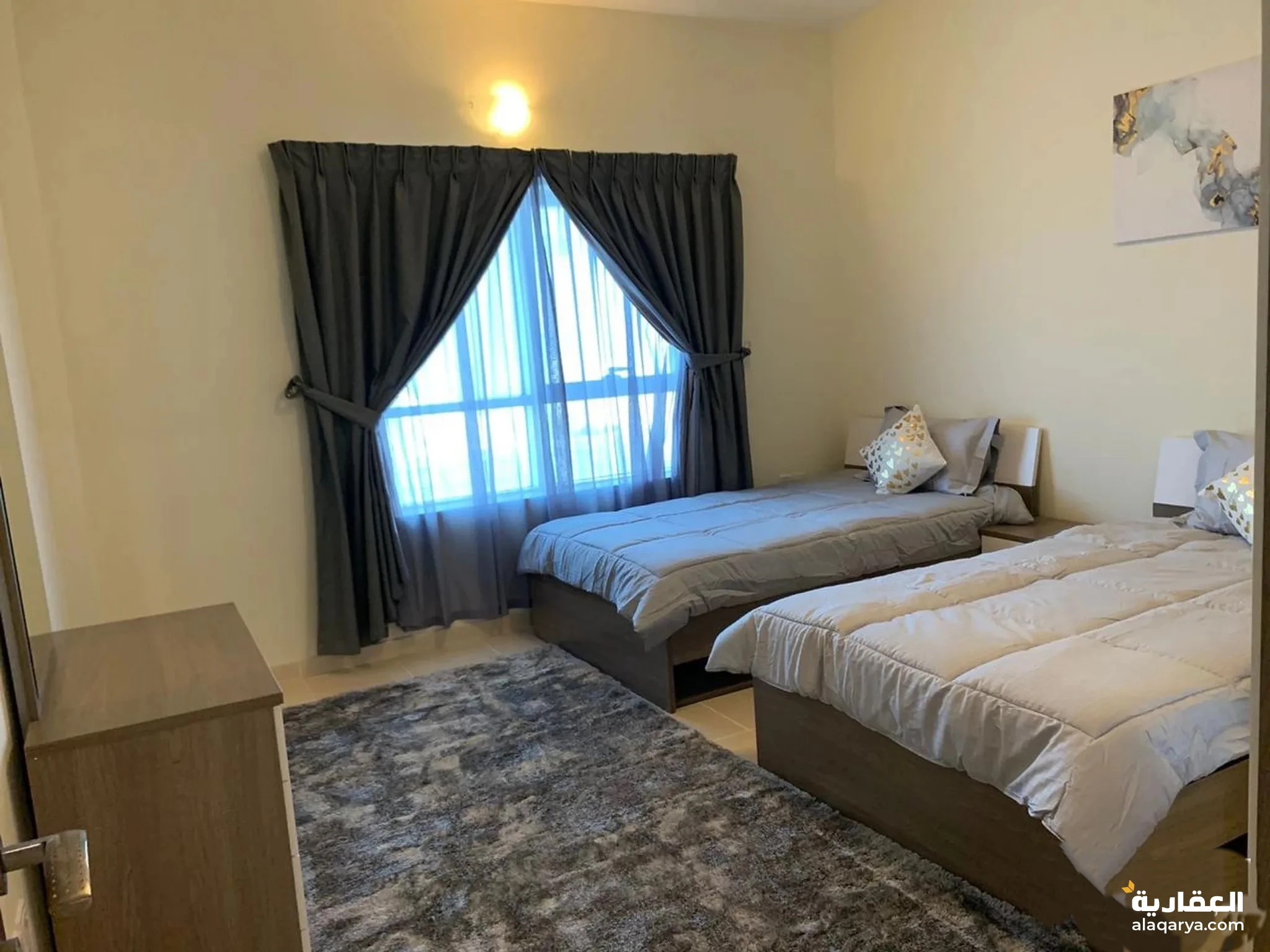 #شقه اعادة بيع اقساط غرفتين وصاله اطلال البحيره