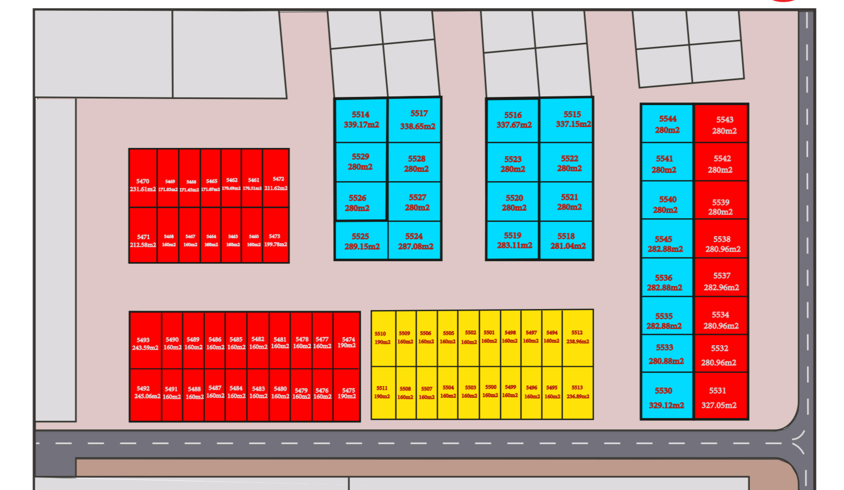 مخطط أراضي للبيع في عجمان في الحليو 2 مساحات مختلفة واسعار مناسبة وارتدات كبيرة