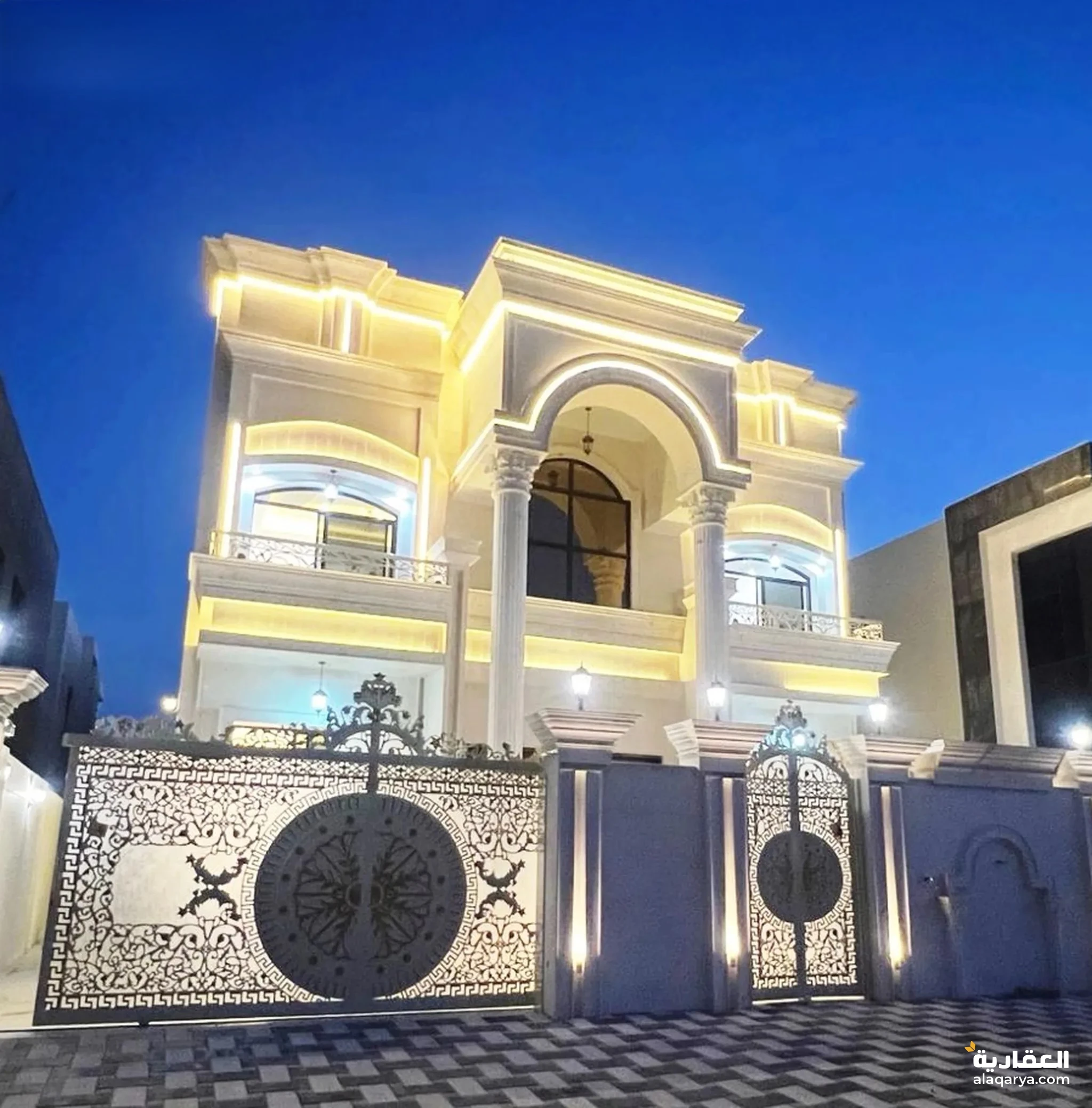 #فيلا فخمة للبيع بالعالية مساحة 4600 قدم شامل المكيفات تشطيب حديث وراقي بسعر ممتاز