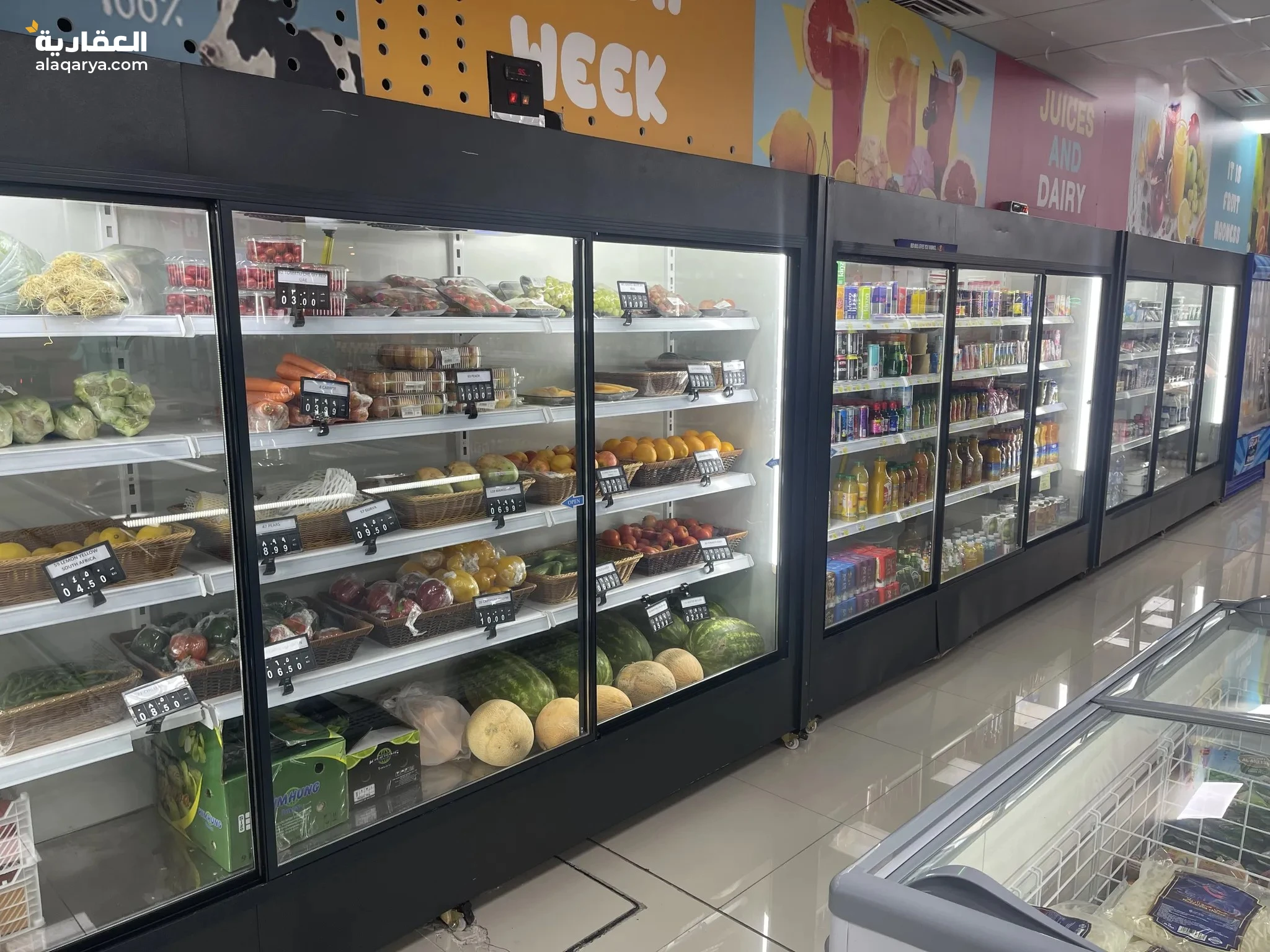 #سوبرماركت وملحمة منطقة مويلح للبيع