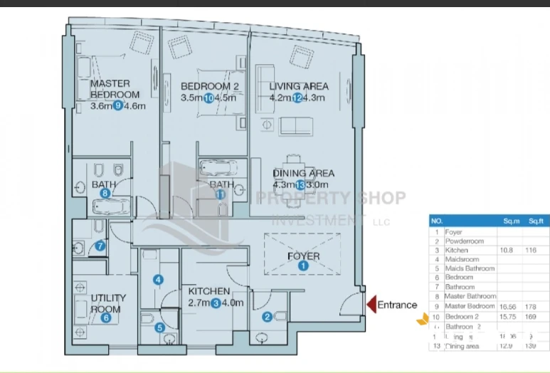 شقة للبيع في جزيرة الريم