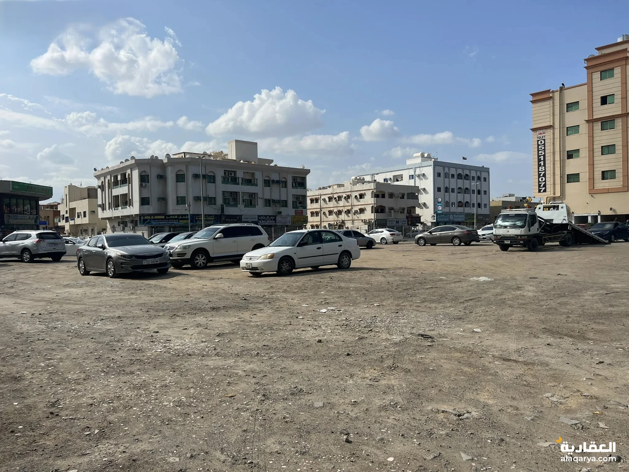 #ارض تجاريه(برج) سكنيه مميزة ثاني قطعه من الشارع العام النعيميه 1 مسموح ارضي و15 طابق المساحه 10590