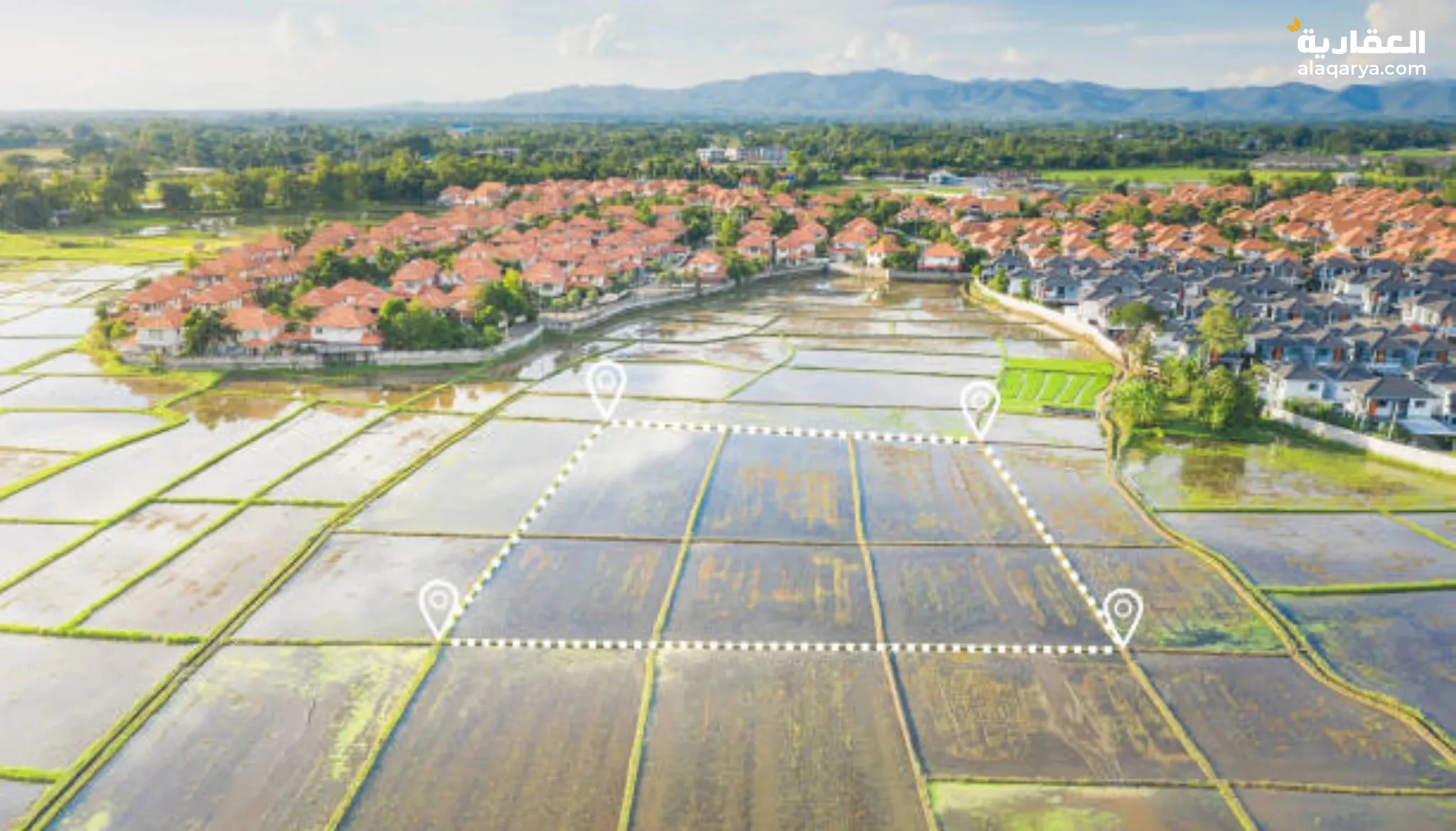 #أرض تجارية مزدوجة لتطوير فنادق 3 نجوم في الجداف على الطريق الرئيسي