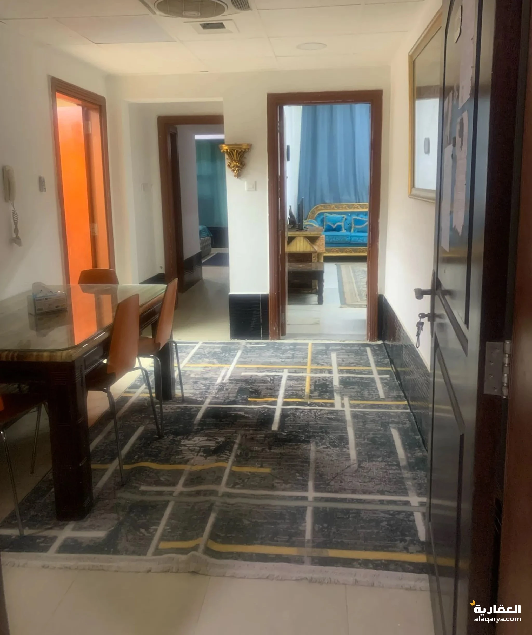 #شقة غرفة وصالة للبيع في أبراج الراشدية، عجمان، مساحة 1030 قدم، طابق 12، تضم حمامين، بسعر (abokhfaga)