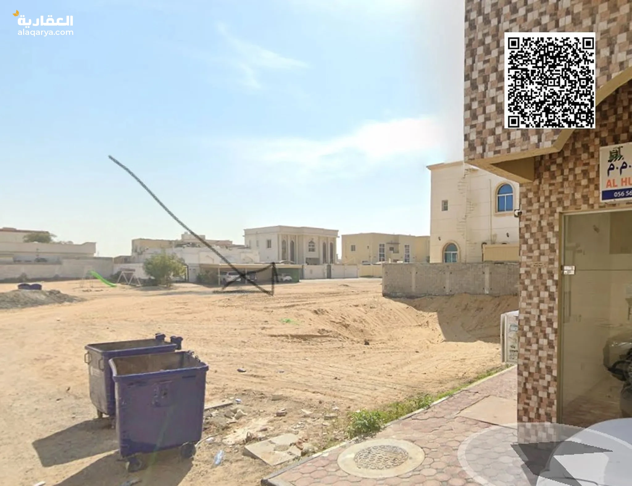 #للبيع ارض سكني تجاري موقع مميز عجمان الروضه