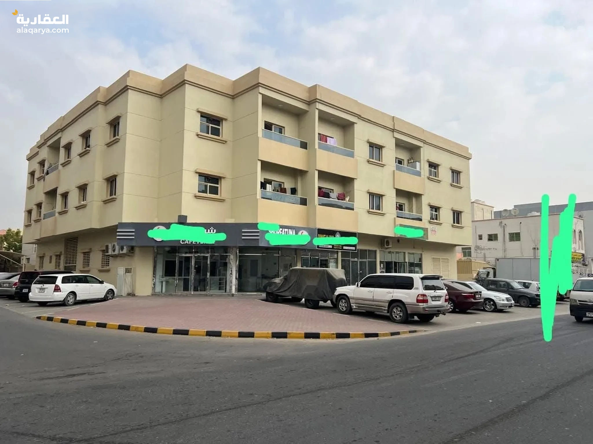 #بنايه للبيع بمنطقة المويهات موقع ممتاز جدا ودخل سنوي ممتاز