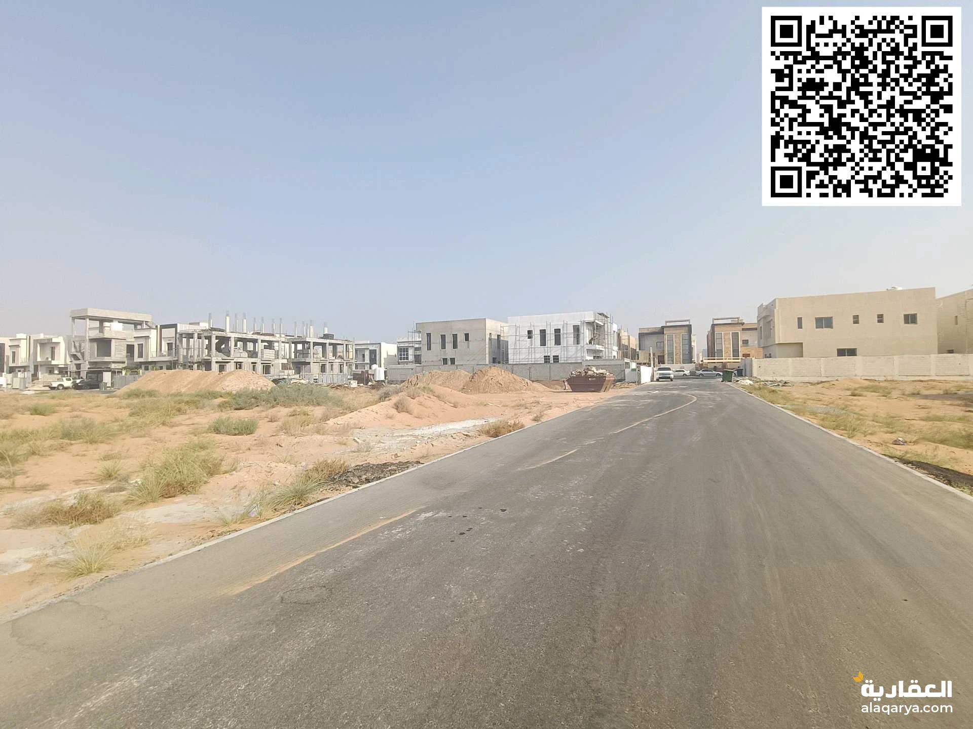 ارض للبيع بعجمان منطقة الزاهية علي شارع اسفلت