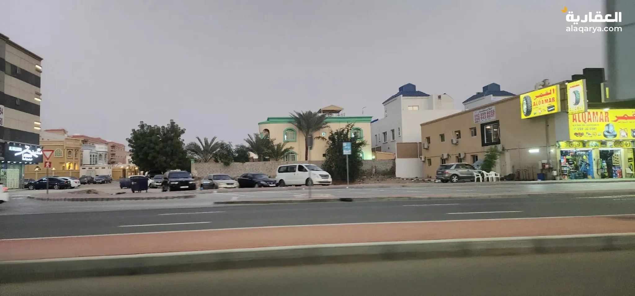 #للبيع ارض تجاريه في عجمان منطقه الزهراء مساحه 900متر شارعين