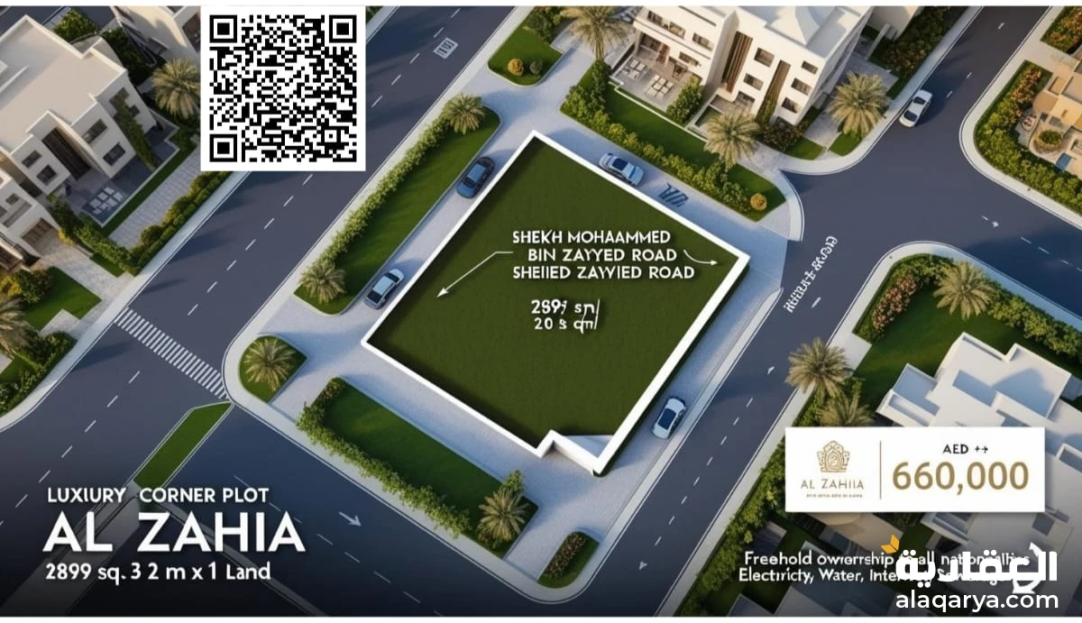 🏡 For Sale | Luxurious Corner Plot in Al Zahia ✨ Golden Investment Opportunity | Exceptional Location