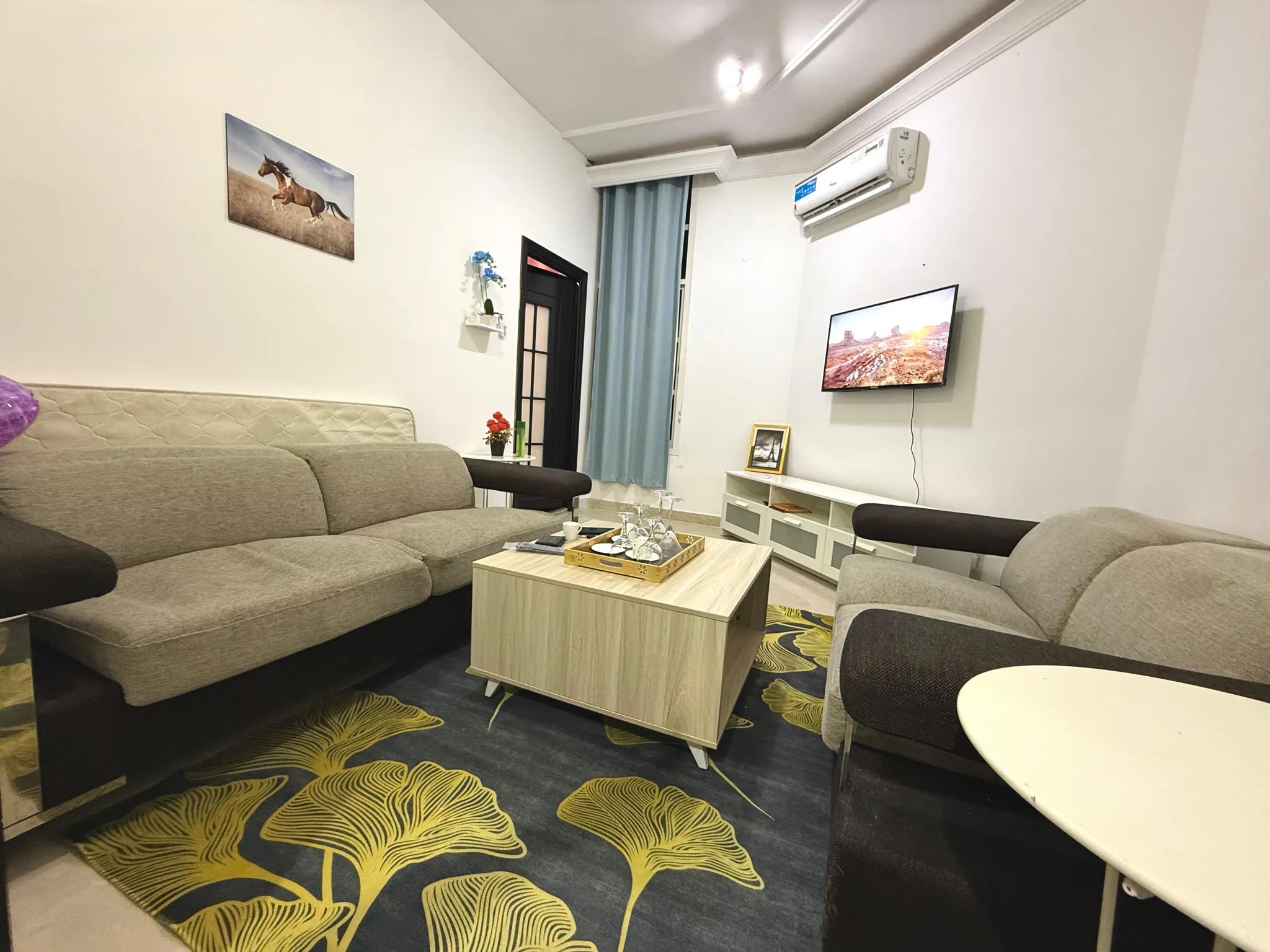 #غرفة وصالة مفروشة مدينة خليفه أ